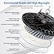 LAMLAMCK LED Hallenstrahler - 2 Stück 100W 10000 LM UFO Hallenbeleuchtung LED mit Transformator, IP65 Wasserdicht Werkstatt Deckenleucht, 6500k UFO Industrielampe für Garage Fabriken Geschäft