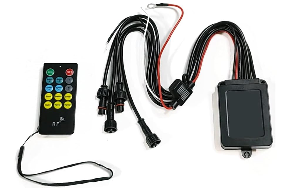 Controlador LED para aros de rueda blancos miniatura 1