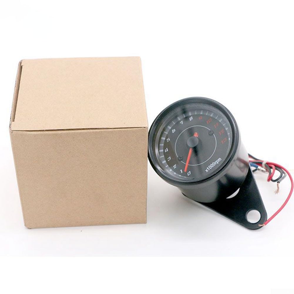 ROM Compteur Led 12V 0-160 Km/H 13000 Rpm Compteur De Vitesse Led Rétroéclairage Tachymètre