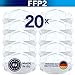 Produktbild Natureflow FFP2 Maske (20 Stück) - Sicherheit Made in EU - Premium Atemschutzmaske CE-zertifiziert EN149:2001+A1:2009 - Mundschutz / Schutzmaske ohne Ventil