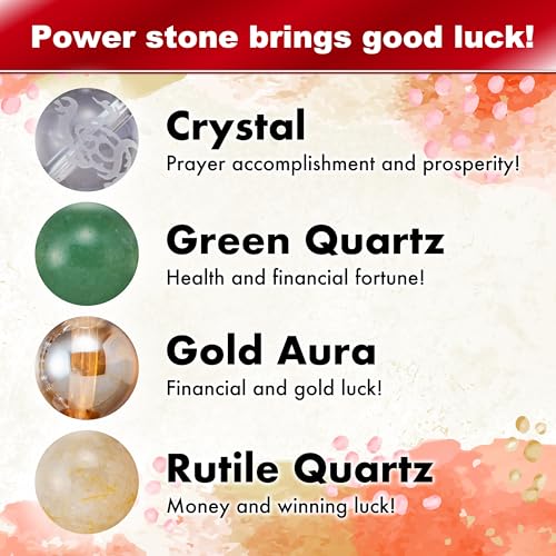 Yokohama Wakuwaku kan Feng Shui bracelet lucky charm money fortune beads women unisex stretch4