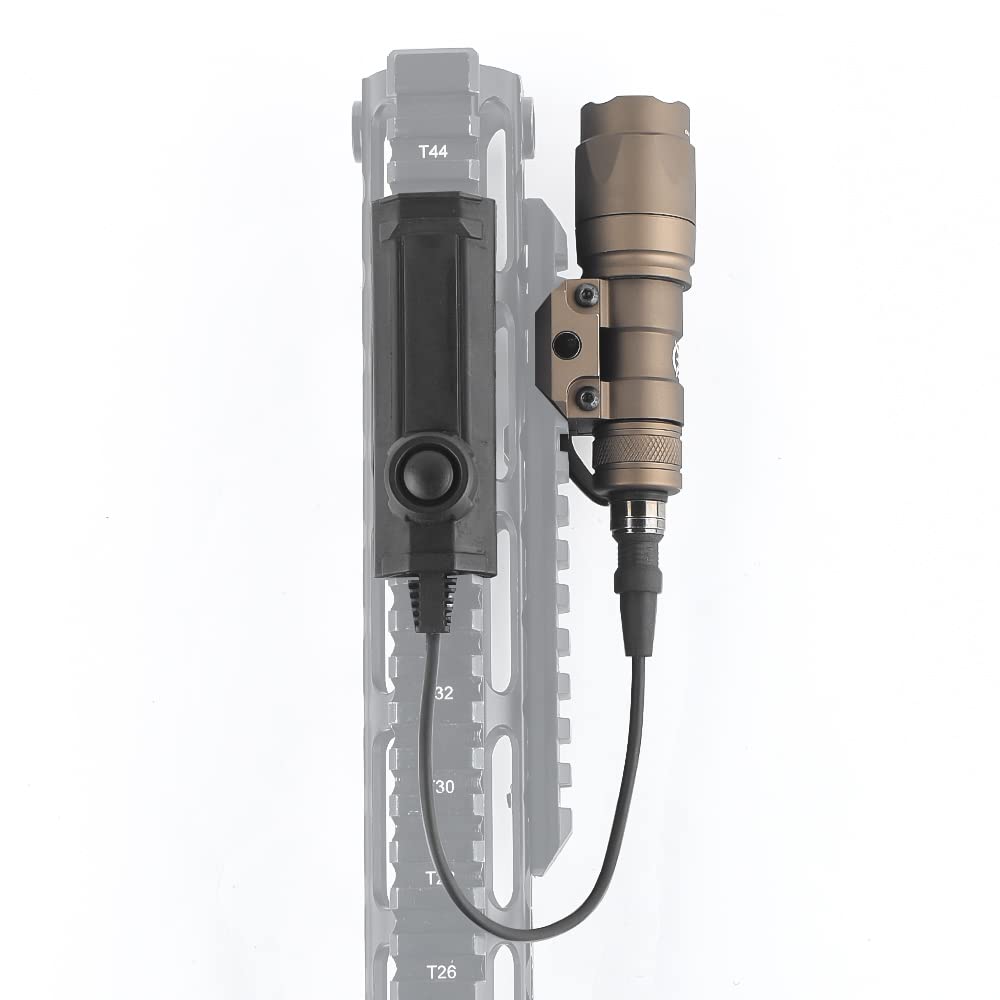 Interruttore Remoto Per Torcia Tattica M300 M600 - Doppio Pulsante Per Rail Picatinny