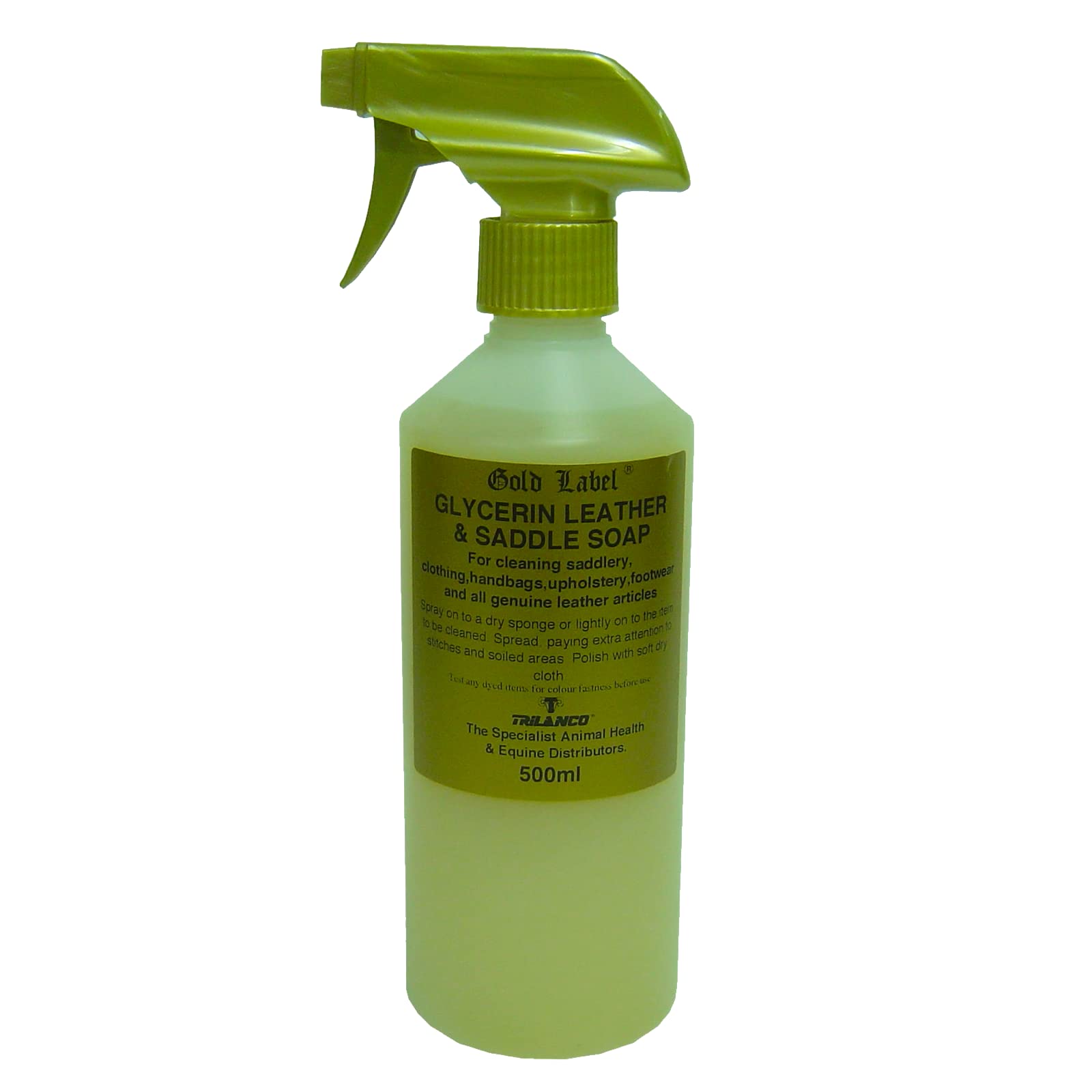 Gold Label Unisex's GLD0287 Glycerin Leather and Saddle Soap Liquid, Clear, 500 ml