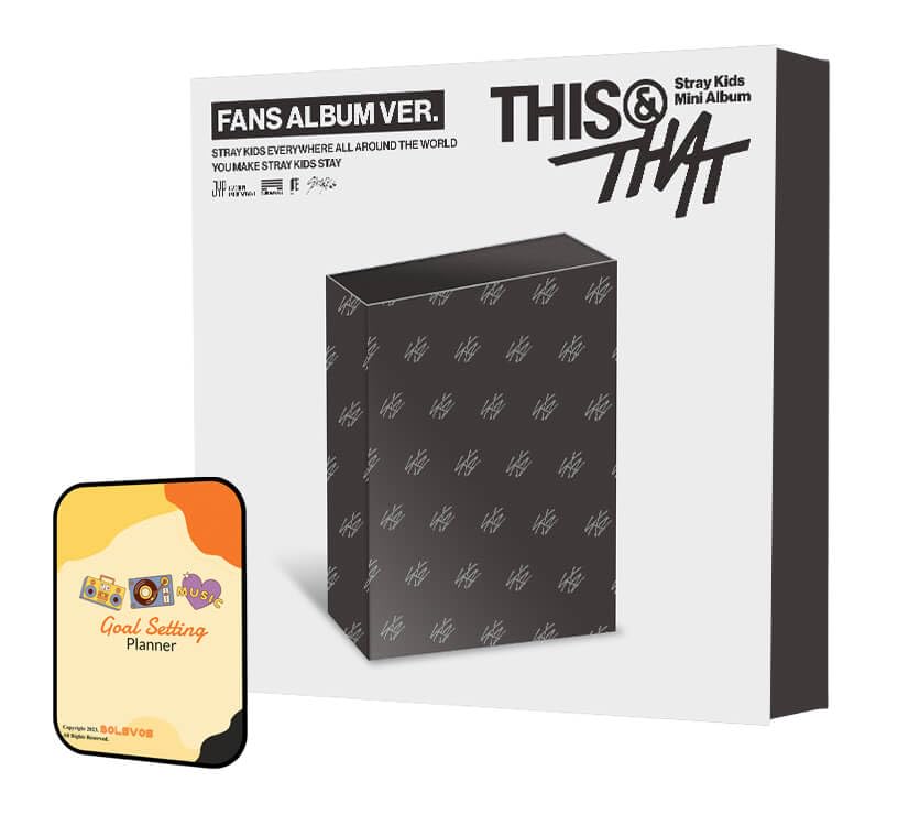 Stray Kids Album - THIS & THAT FANS ALBUM ver.+Pre Order Benefits+BolsVos Exclusive Idol-Inspired Giveaways Package