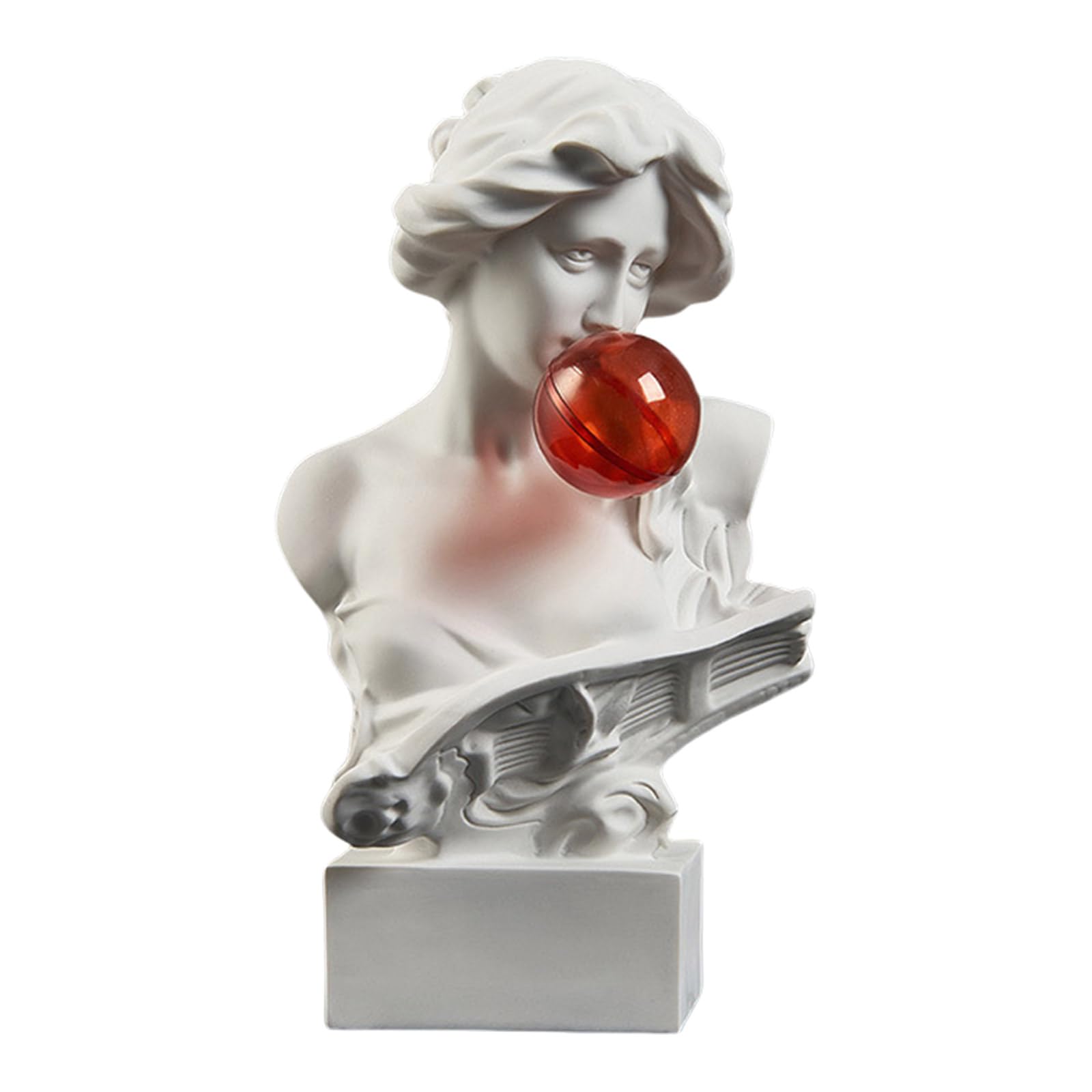 Amazon.com: FeiYeup Blowing Bubble Greek Bust Statue Figurine