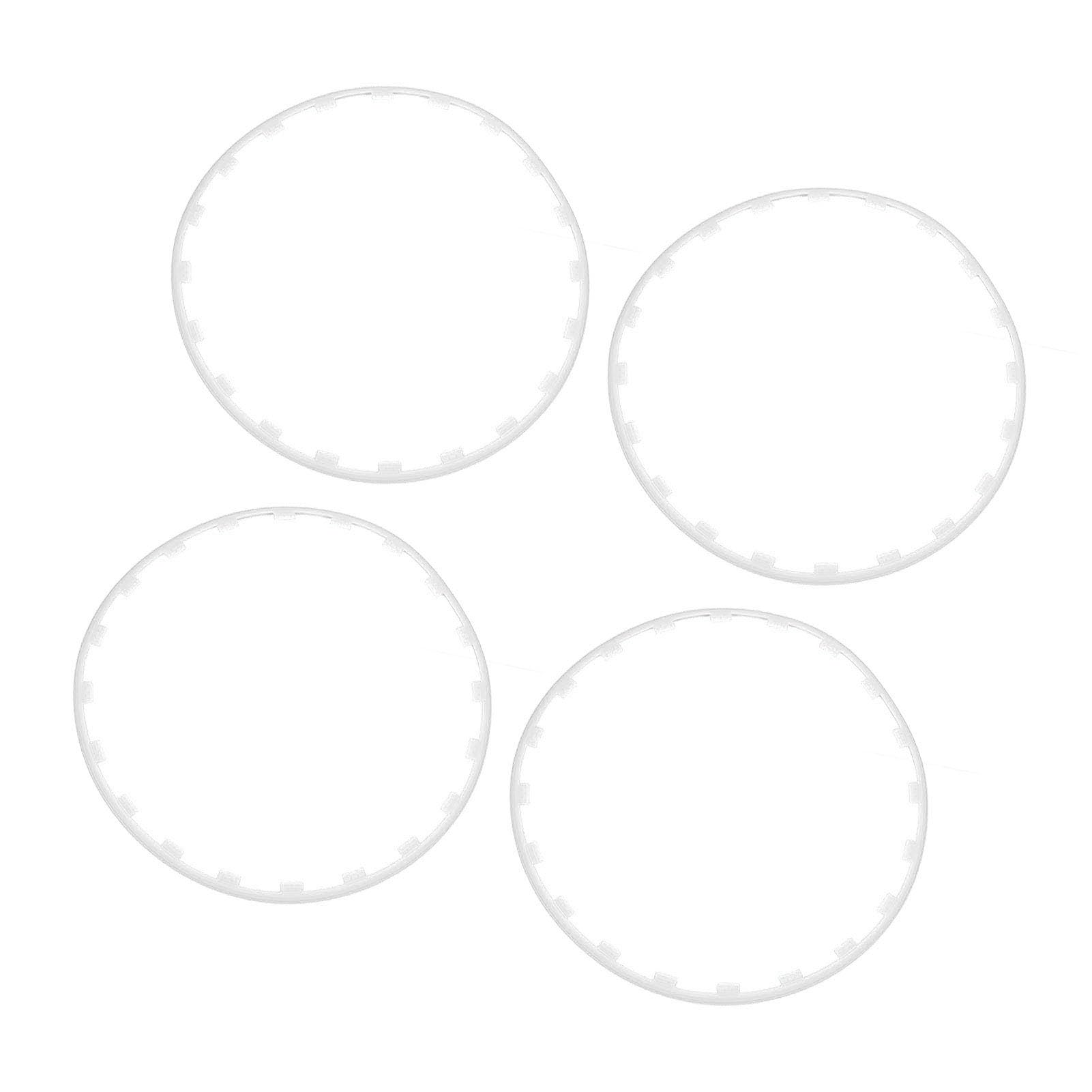 Fabater Lot de 4 Protecteurs de Jantes de Voiture, 20 Pouces, Anneau de Protection Contre Les éruptions Cutanées, Accessoires de Garniture de Bord de Roue, pour Modèle Y