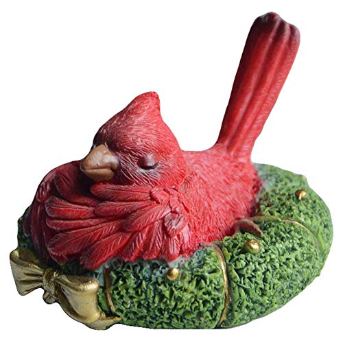 Figurines d'oiseaux rouges pour égayer une table ou un jardin terne