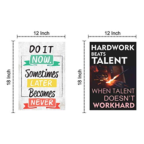 Image of Giant Innovative Bamboo Quote Poster, Multicolour, 12 X 18 Inch