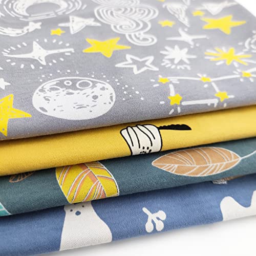 Loop Schal Kinder,4 Stück Loop Schal Halstuch Jungen Mädchen Baumwolle Schlauchschal Nackenwärmer Multifunktionstuch für Winter, Frühling, Herbst