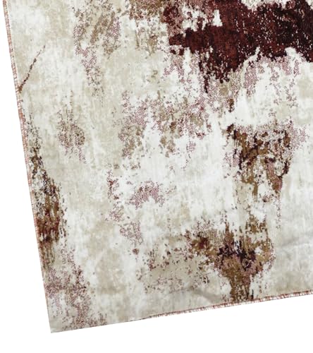 Image of Super Soft Art Collection Abstract Modern Classical Design Carpets Highest Density Silk Carpets for Home Living Room Bedroom /Hall (8x11-Multi Vintage J)