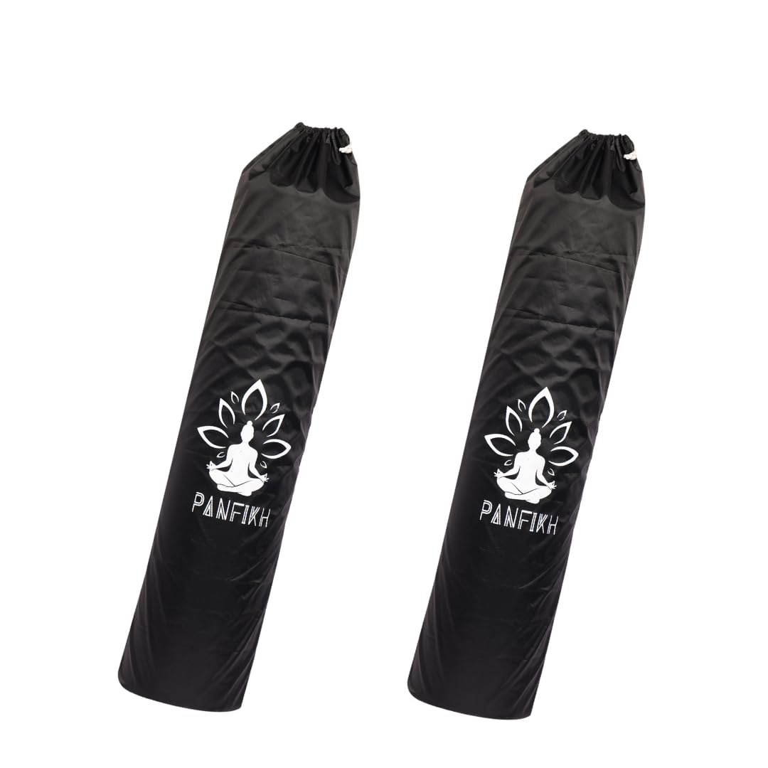 PANFIKH Sports Yoga Mat Bag with Shoulder Strap - Yoga Mat Cover Bag for Yoga Mats up to 6 mm