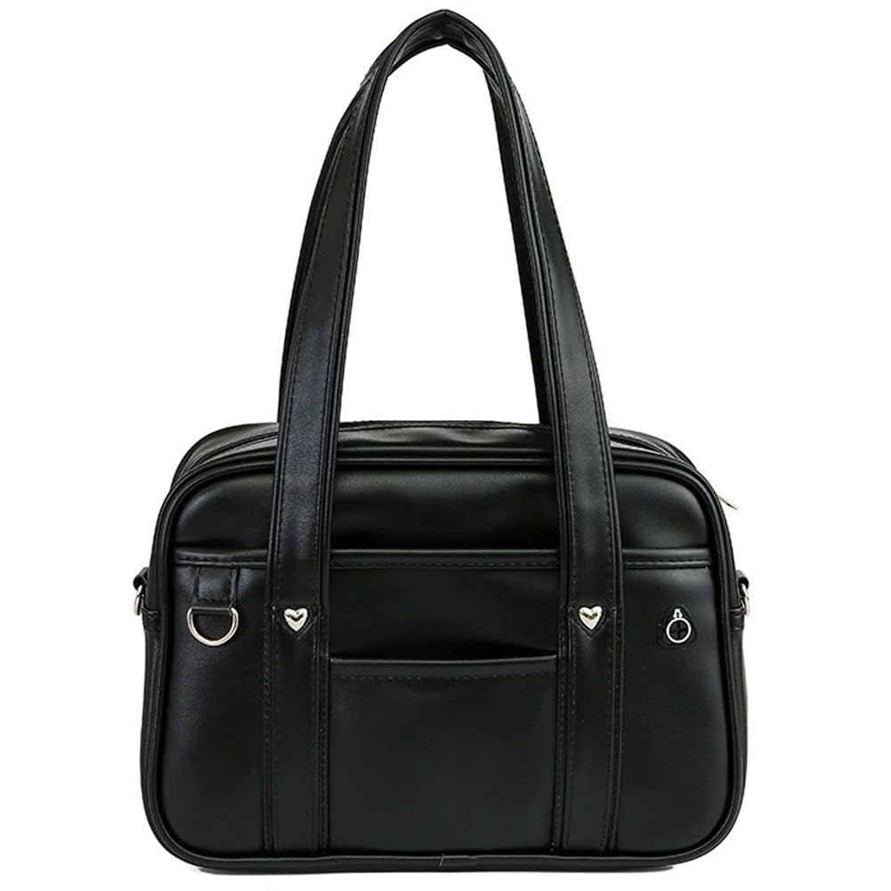 Bolso de viaje portátil unisex estilo maletín japonés de cuero sintético