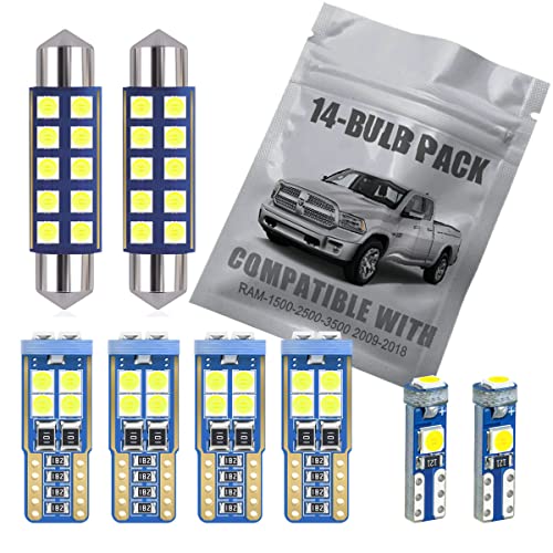 Kit de luces interiores LED blanco 14 piezas miniatura 1