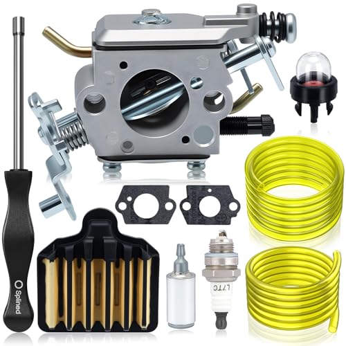 Powtol PP5020AV Carburetor for Poulan Pro 2 Stroke Chainsaw PP5020AV PP5020 PP4818A Replace 573952201 C1M-W47 Craftsman 358350980 358350982 358350981