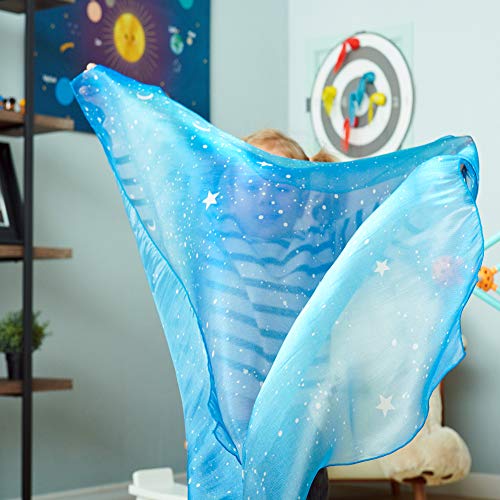 Space Organdy Play Scarf for Kids and toddlers 33.5" - Dance scarves2