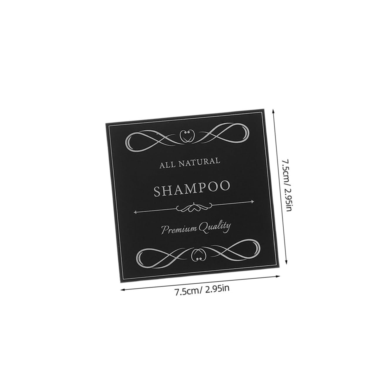 BRIGHTFUFU 12pcs Waterproof Bathroom Labels for Shampoo and Conditioner Bottles Easy Identification Sticker Set for Bathroom Organization 6 & 6 Floral Design