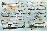 EuroGraphics World War I Aircraft Poster, 36 x 24 inch