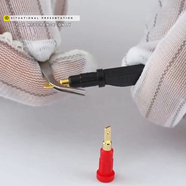 2mm Multimeter Probe Binding Post Banana Jack Panel Mount Pack of
