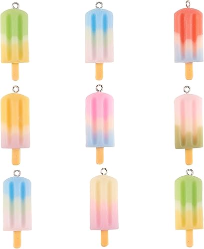 Miniatura 7 de 30 colgantes de resina de oso, bonitos adornos con fianza de hierro platino, para hacer joyas, pulseras, collares, accesorios, 0.886 x 0.807in