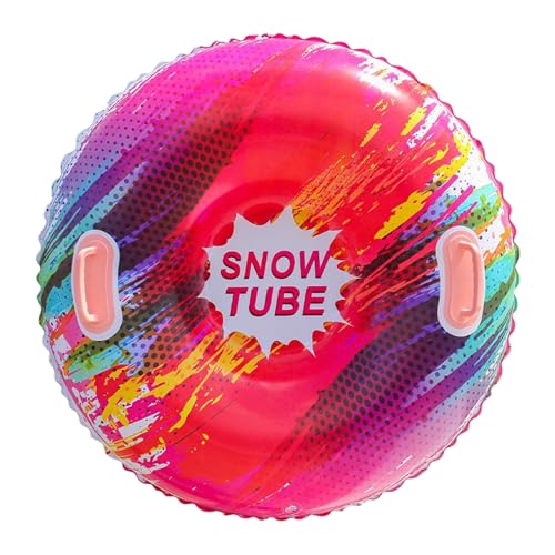 Tube à neige gonflable épais pour adultes avec poignées de luge robuste