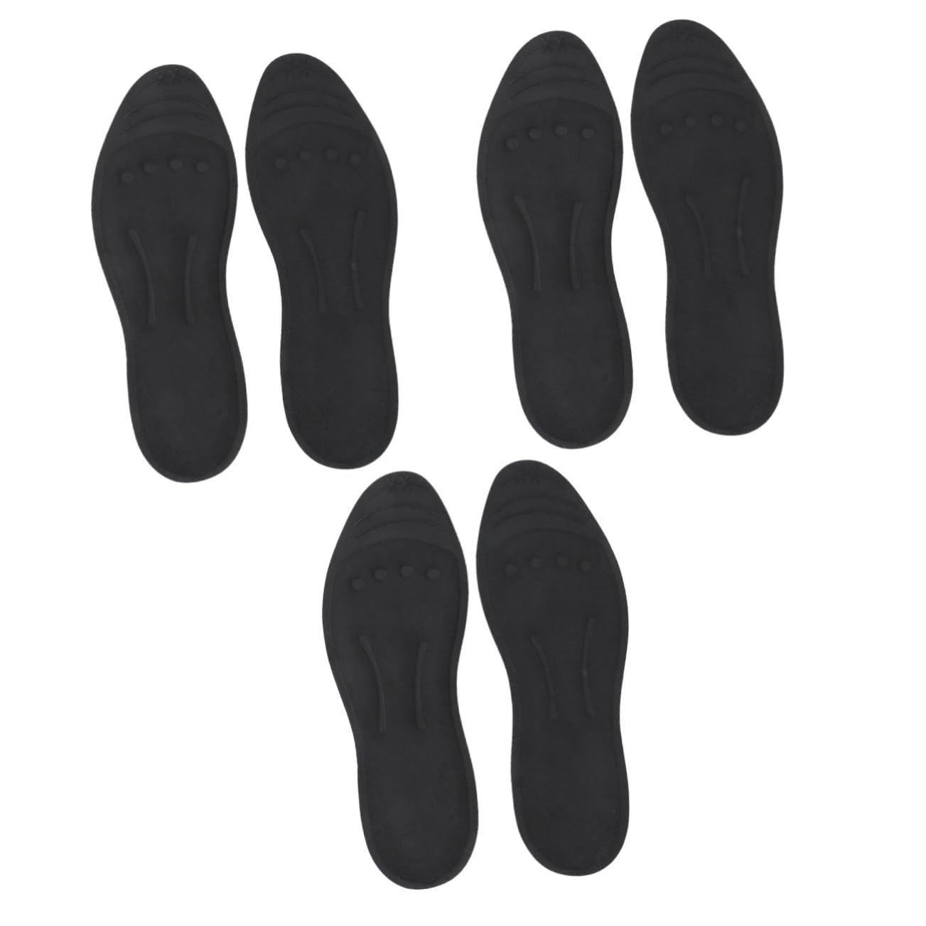 3 Paar Bequeme Mit Flüssigkeit Gefüllte Einlegesohlen Glycerin-massagegeräte Für High Heels Fußgewölbeunterstützung Rückenschmerzen Fibromyalgie Größe S