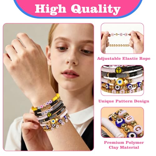 Pulseras de la amistad para regalos de comunión y detalles de fiesta infantil 32 piezas 5