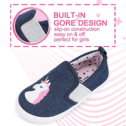 okilol Toddler Shoes Slip On Canvas Sneakers for Boys & Girls3