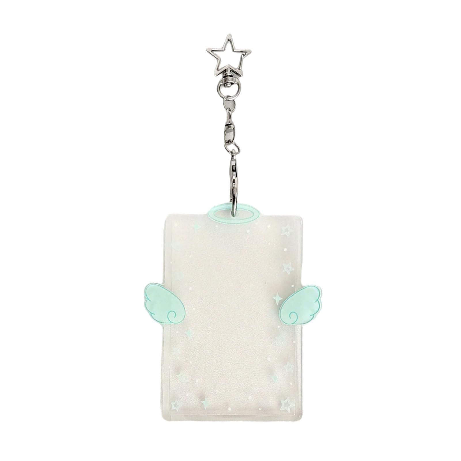 Maxtonser Photocard Holder Keychain Cartoon Photocard Holder Card Protective Sleeve School Stationery Supplies for Women