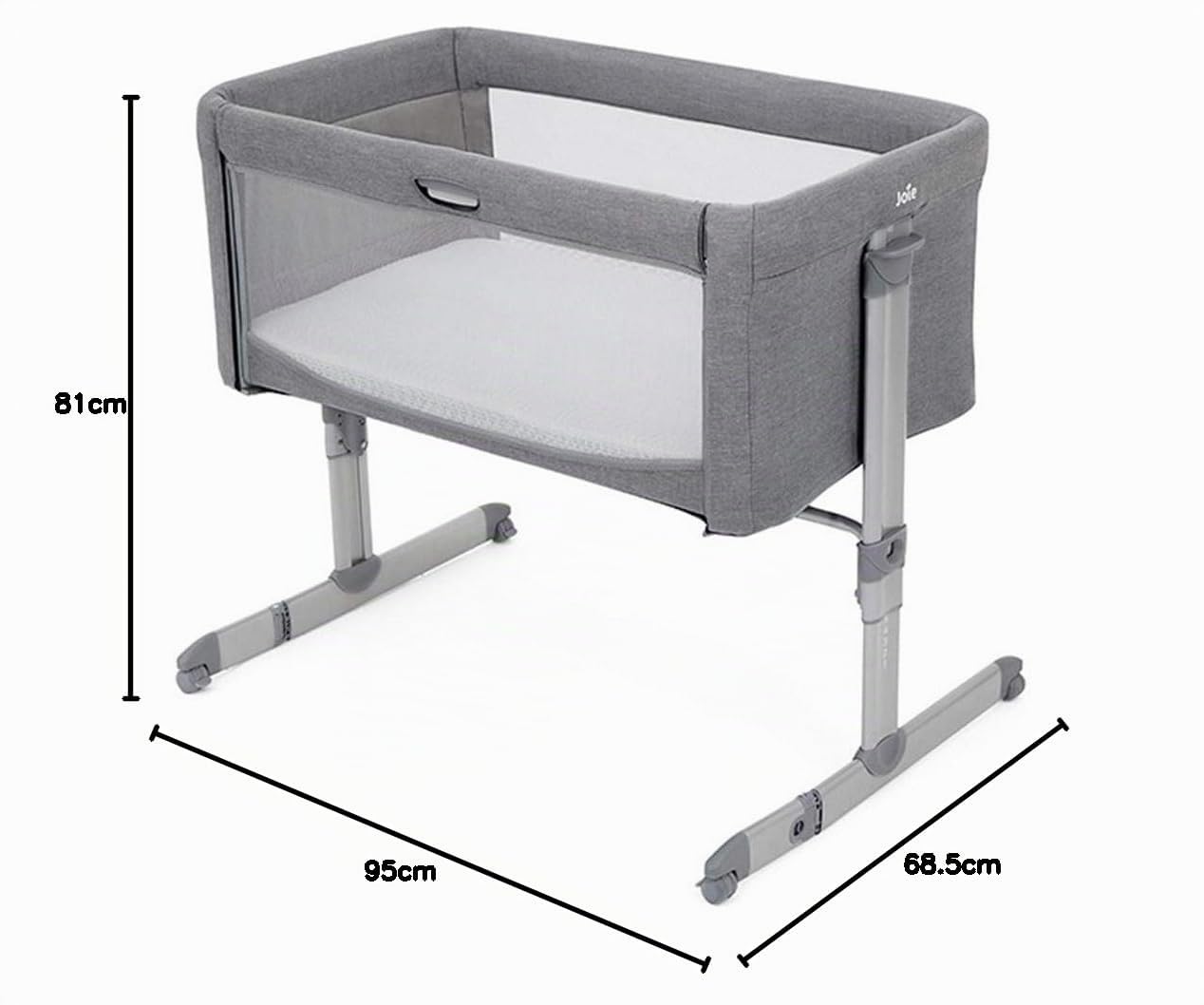 Joie Roomie Beistellbett Babybett inkl. Transporttasche Gray Flannel | P1814BAGFL000