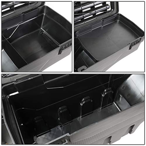 Dna Motoring Ztl-Y-0102 Truck Bed Wheel Well Storage Case Tool Box W/Lock Left Side Compatible With 15-20 F150, Black #TOP2