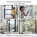 HENDUN Wireless Remote Door Alarm When Opened, Windows Open Alarms, Magnetic Security Sensor, Pool Safety for Kids, Alzheimer's Care