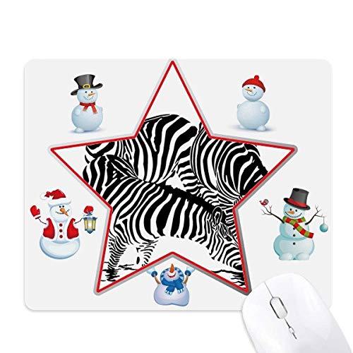 Tapis de souris Pintos bonhomme de neige pour éviter les rayures de bureau