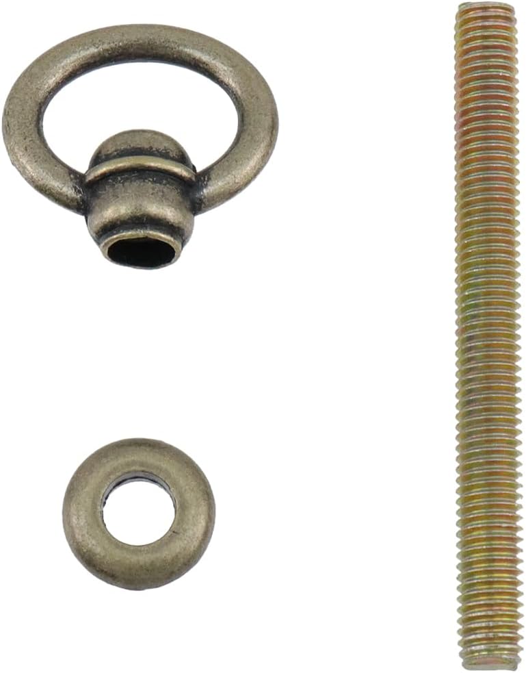 Bitray 4Pcs Mirror Mounting Bolt Adjustable Mirror Mounting Hardware Hinge Bolt for Swivel Mirror (3.95"/100.5mm Length)