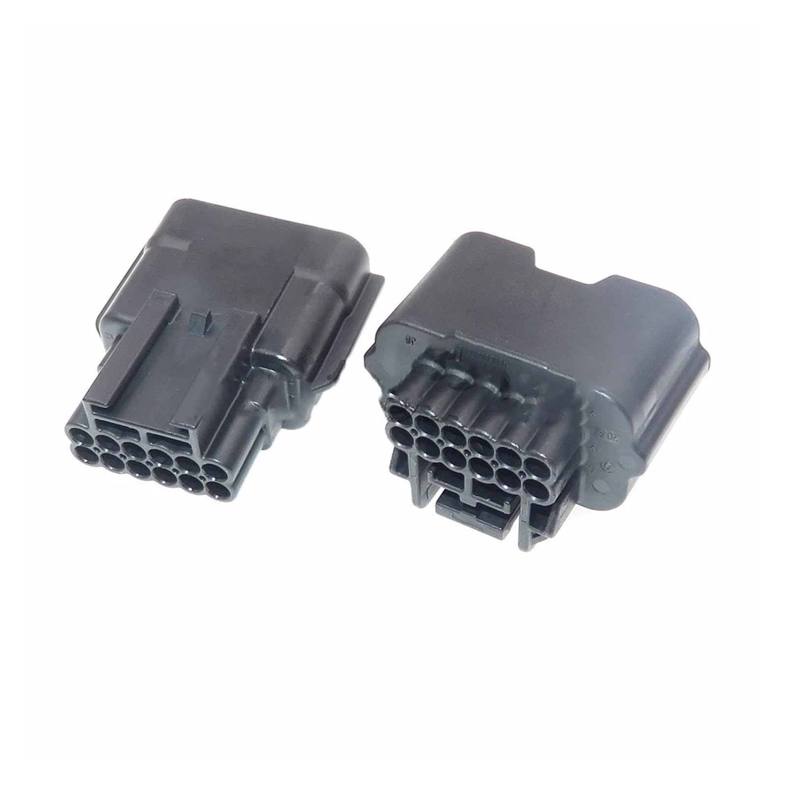 Lot de 5 fiches de compteur d'air à 12 trous 7282-8854-30 for pièces automobiles 7283-8854-30, for prise de câblage de capteur de pression automatique(Rosso)