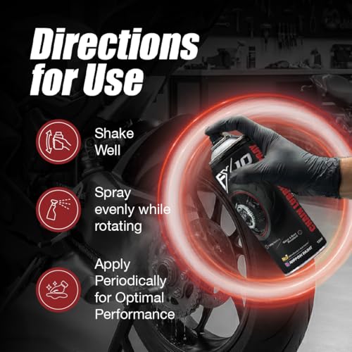 Image of Chain Lubricant Spray 135ML | High Performance Chain Lube for Bike & Motorcycle | Reduces Friction Wear Protection Rust Prevention Smooth Quiet Ride Long Lasting