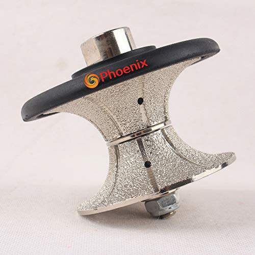 Raizi V50 Full Bullnose Diamond Hand Profiler/Router Bits for Granite Countertop, V50 (50mm)