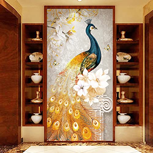 Diamond Painting Paon anti-stress - Kit Complet 5D Instarry Grand Format 90x50 cm
