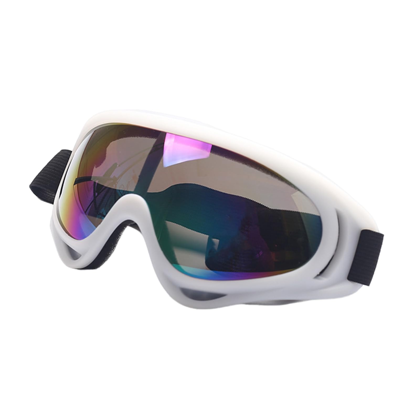 Washranp Safe Snowboarding Goggles Uv Protection Ski Anti Fog Windproof Snowboard for Men Women Cycling Glasses Motorcycles White