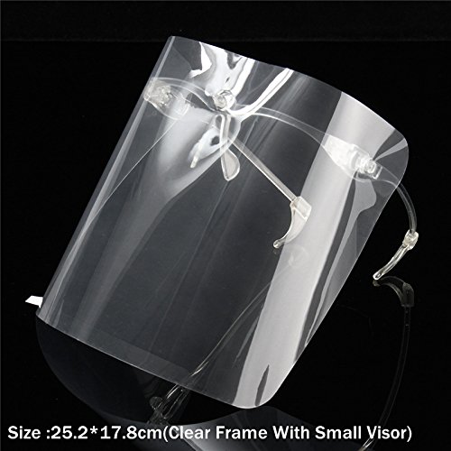 Veperain Visiera Protettiva, Maschera Protettiva Trasparente Antigoccia A Prova Di Saliva