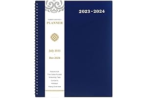Artfan Planner 2022 2023 - 18-Month Planner with Tabs, Pocket