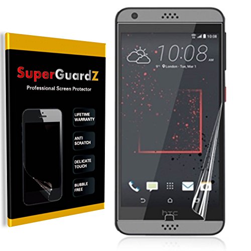 [8-Pack] for HTC Desire 530 / HTC Desire 630 - SuperGuardZ Screen Protector, Ultra Clear, Anti-Scratch, Anti-Bubble