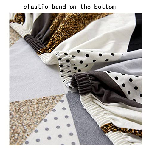 Vvany Sofa Cover,Stretch Slipcovers Vintage Leopard Pattern African Animals Ochre 3D Print Spandex Non Slip Couch Cover Covers Furniture Protector With Elastic For Kids Pets,2 Seater 2 (56-70 Inch) #TOP2