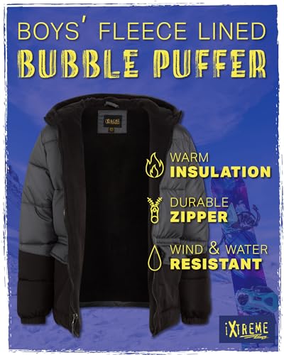 Refined and 

Boys' Puffer Windbreaker Jacket (Size 8-18)