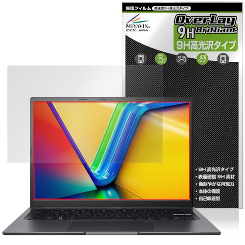�~���r�b�N�X ASUS VivoBook 14X K3405 �V���[�Y �Ή� �ی� �t�B���� PET�� ���d�x 9H ���� �����K���X�����̍d�x ���{��