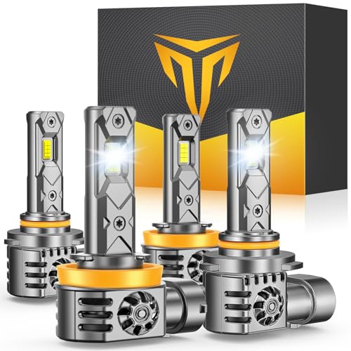 Termitor H11/H9/H8 9005/HB3 LED Light Bulb Combo,...