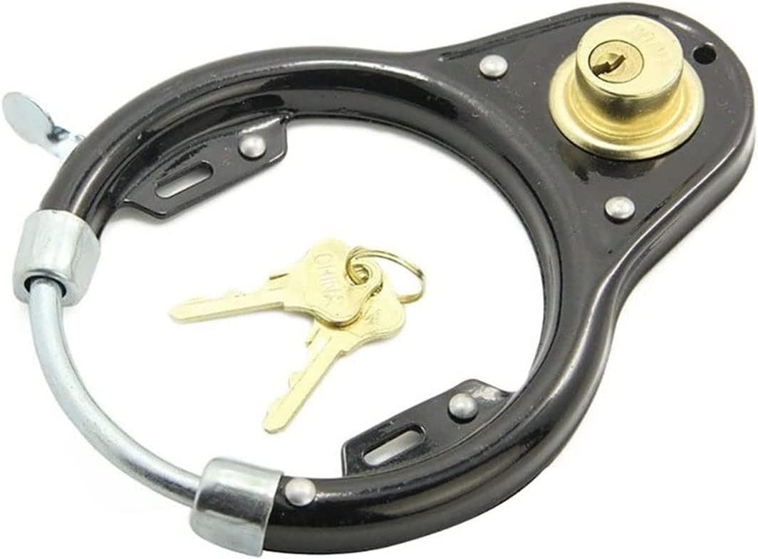 Bike U Shape Lock,Bike Cycle Wheel Scooter Motorbike Security Lock with 2 Keys Fixed Lock City Bike Lock Anti-Theft Lock