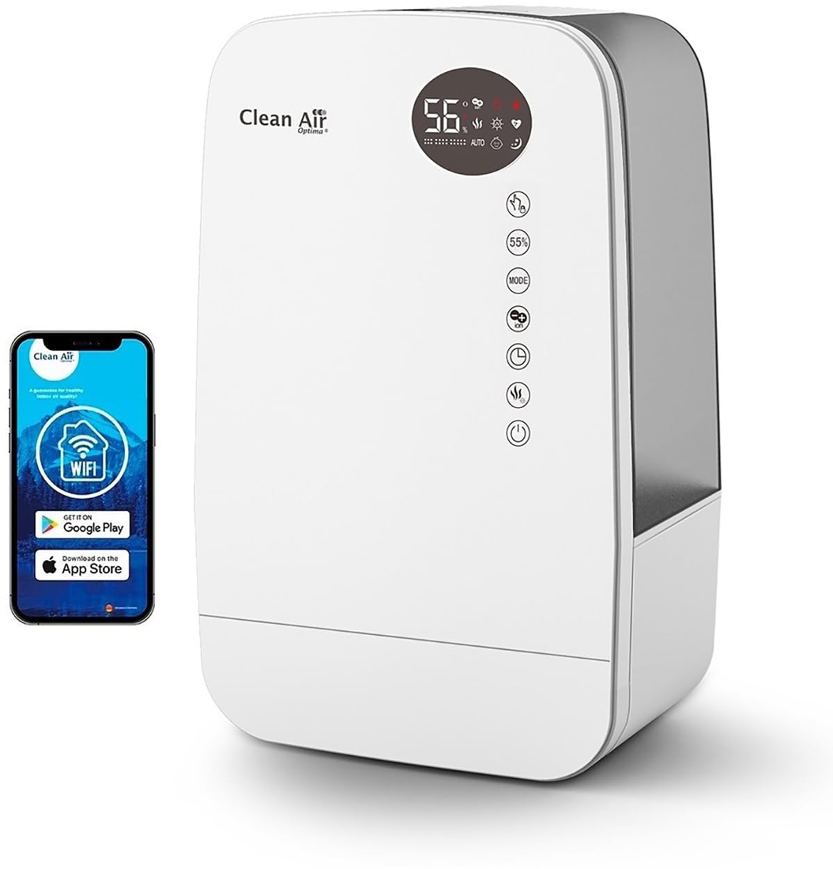 Clean Air Optima CA-607W Smart Luftbefeuchter mit Ionisator und Aromatherapie