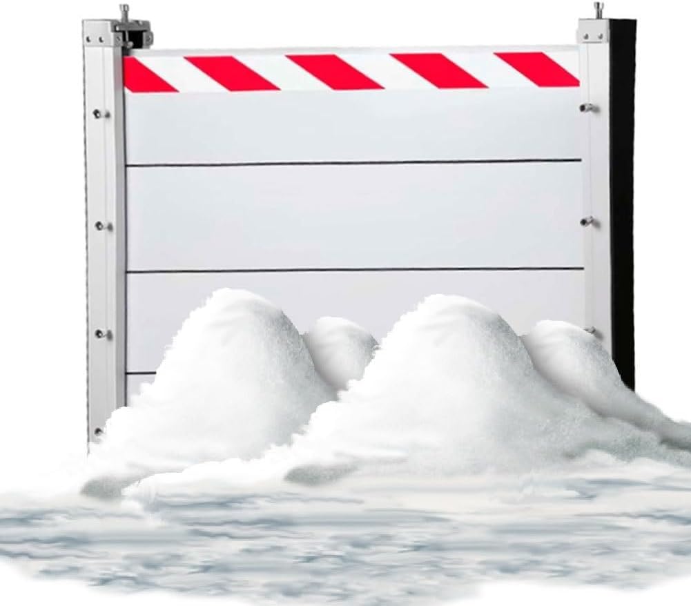 Barrière de défense contre les inondations de garage intérieur pour éviter les dégâts