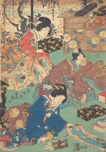 Affiche Utagawa Kunisada 60x90cm art japonais animaux pour bureau