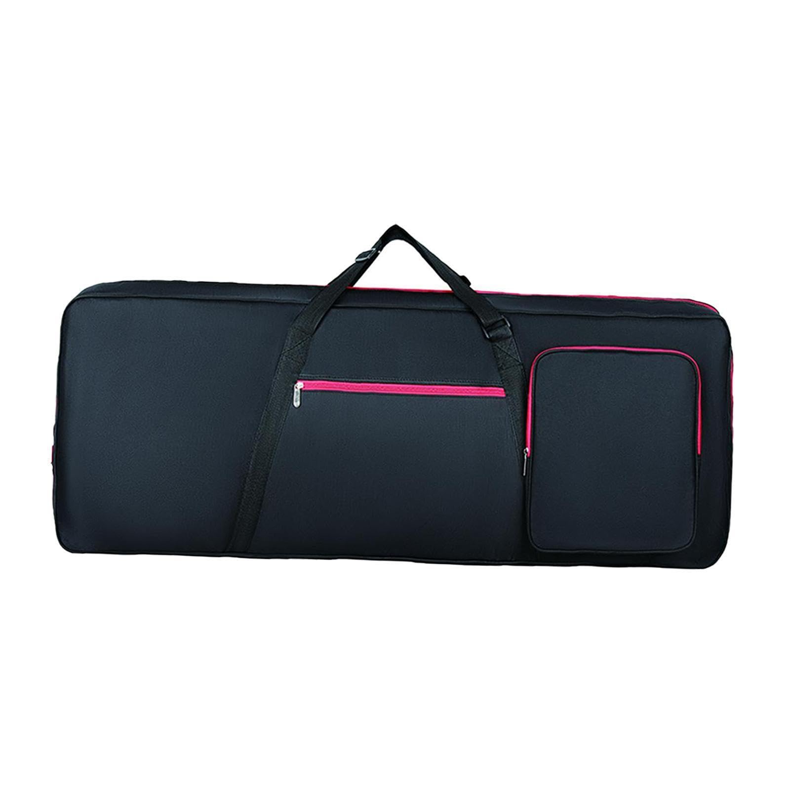 Zaino imbottito per tastiera a 61 tasti, grande capacità, con tasche extra per riporre spartiti e altri accessori musicali, zaino per tastiera a 61 tasti, custodia per pianoforte elettrico